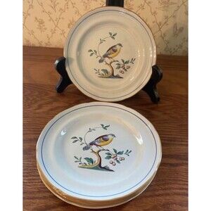 Spode England Queen’s Bird Plates Pattern #Y4973 7.5" Replacement Salad Side Vtg